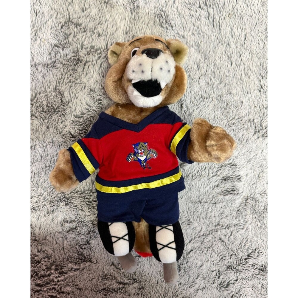 RARE Vintage Sample 1998 Rocket Stanley Florida Panthers Plush Mascot 12" Dada